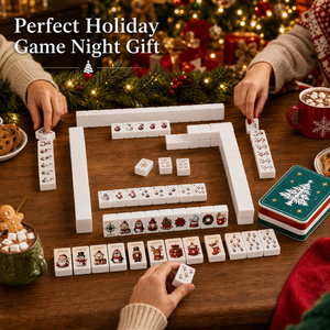 High Quality MeldVerse Luxury Acrylic Christmas Family Game Holiday Personalized Durable Portable Mahjong Tiles <b>Entertainment</b> - Product Image 6