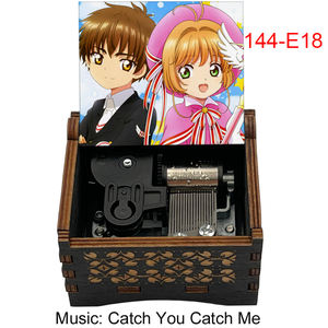 Anime <span class=keywords><strong>Card</strong></span> <span class=keywords><strong>Captor</strong></span> <span class=keywords><strong>Sakura</strong></span> caja de música de cuerda de madera Catch You Catch Me Melody especial Fans recuerdo amigos regalos de navidad - Product Image 6