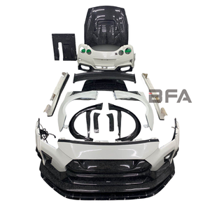 Kit carrosserie Vari-style : pare-chocs avant en fibre de carbone, capot, ailes, pare-chocs arrière, adapté au <span class=keywords><strong>Nissan</strong></span> <span class=keywords><strong>GT</strong></span> <span class=keywords><strong>R</strong></span> et R35, capot en fibre de carbone. - Product Image 4