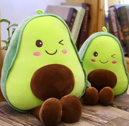 Diferentes tamaños para Linda hermosa fruta planta de peluche juguete de dibujos animados muñeco de peluche niño niña almohadilla antiestrés almohada regalo