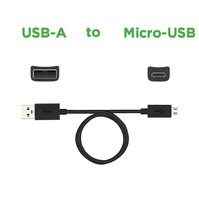 Kabel Pengisi Daya Micro USB 0,2m hingga 1M Tembaga Murni 2A untuk Ponsel, Power Bank, Printer
