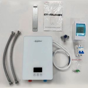 Affichage de la température LED de pompe de chauffe-eau électrique sans réservoir portatif monophasé pour le logement en plastique d'utilisation d'hôtel de ménage - Product Image 4