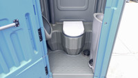 Toilettes mobiles portables pour l'extérieur avec lavabo et éclairage pour le camping et les chantiers
