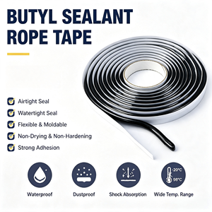 กาวซีลไฟหน้า<span class=keywords><strong>กัน</strong></span>น้ำ บิวทิลเทปซีลขอบกระจก ยางซีลสำหรับไฟหน้ารถยนต์ ไฟท้าย กระจกหน้ารถ และประตู - Product Image 3