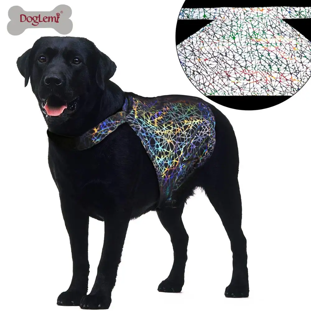 Custom dog pet reflektierende weste hohe qualität, polyester sicherheit hund westen