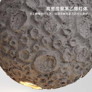 Lámpara de Techo de Diseño Estilo Wabi-Sabi para Restaurante, Dormitorio, Bar, Lámpara Colgante Esférica Irregular Única, Iluminación Creativa - Product Image 5