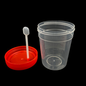 Gobelet de collecte de selles Wei Hong Transparent 100-120ml en PP pour usage en laboratoire médical - Product Image 2