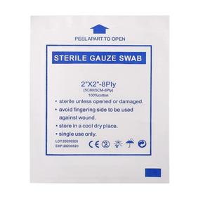 Sterile medizinische Baumwoll gaze Tupfer Gaze Pads - Product Image 2