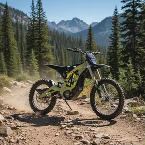 Bicicleta de Montaña Eléctrica Light X Edition 10000W de Alto Torque, Lista para Competición, con Batería Integrada, Motor Central, Frenos de Disco y Cuadro de Aluminio - Product Image 2