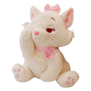 Peluche <span class=keywords><strong>Gatto</strong></span> Bianco con Papillon Rosa, Cartone Animato <span class=keywords><strong>Anime</strong></span>, con Occhi Coperti, <span class=keywords><strong>Gatto</strong></span> Mary Marie, Bambola di Peluche, Morbido Cuscino Decorativo Natalizio, Regalo - Product Image 5