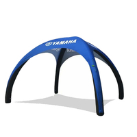 Tente gonflable publicitaire hermétique pour décoration extérieure, dôme publicitaire, tente gonflable de camping en forme de X, remorque gonflable pour camping-car, tentes Luna