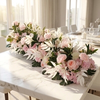 2026 Hot-Selling Bruiloftdecoratie & -benodigdheden Kunstbloemen Paneel Welkomstrij Decoratie Bloemen Tafelbloemen