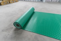 PVC-Kunststoff Rutschfeste Bodenmatte Verstärkt, Verschleißfest, Wasserdichter Teppichboden für Werkstätten, Flure, Vollflächige Abdeckung