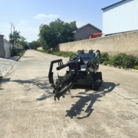 Traktor ZeFeng, Loader Backhoe, Mini Skid Steer Loader, Mesin Diesel, Crawler Tracked, Bucket 0.4CBM, Sistem Hidrolik Penuh
