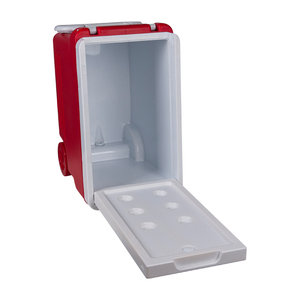 Mesa plegable portátil con logotipo personalizado, carrito rodante, caja de refrigeración para acampar al aire libre, Mesa - Product Image 4