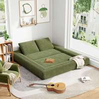 Canapé-lit compressé sous vide Green Cloud, canapé pliant, canapé en mousse compressée sur mesure, chaise longue en tissu pour appartement