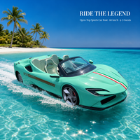 Voiture aquatique multicolores certifiée CE avec moteur Yamaha, supercar aquatique de luxe pour les loisirs familiaux et la location en station balnéaire
