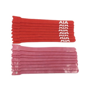 Correa de sujeción de cables de gancho y bucle de doble cara con logotipo personalizado para un envoltorio fácil - Product Image 1