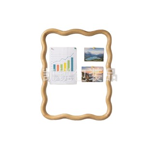 <b>Wooden</b> <b>Picture</b> <b>Frame</b> With Wavy Edges Wall Mounted For Home Display Customized Shape Horizontal Handmade Photo <b>Frame</b> - Product Image 5