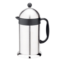 Cafetière multifonctionnelle en plastique, verre borosilicate et acier inoxydable, ensemble minimaliste pour café français