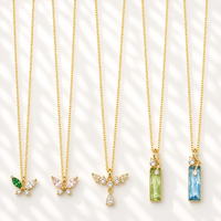 Collier Pendentif Papillon Cœur en Cristal CZ en Alliage de Cuivre XUPING pour Femme – Vente en Gros, Idéal Cadeau Mariage et Fête