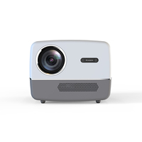 Projecteur LED portable Veacine A6 1080P 4K avec Android 12 et haut-parleurs intégrés pour cinéma maison, école, bureau