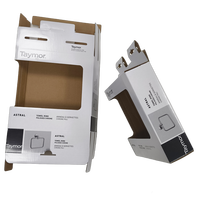Boîte en carton ondulé personnalisée imprimée en quatre couleurs, boîte pliante de luxe, emballage en matériaux recyclés, emballage de produits électroniques