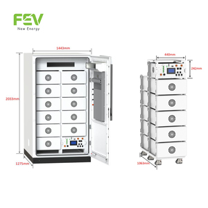 Système de stockage d'énergie solaire haute tension 215/230/241 kWh 1 MW, batterie LiFePO4 refroidie par air pour les entreprises et l'industrie - Product Image 3