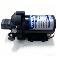 Pompe à eau 12V DC MAMBAFLO 3GPM 45PSI, pompe à membrane auto-amorçante à 4 chambres, surpresseur pour système d'eau douce de camping-car, bateau, marine