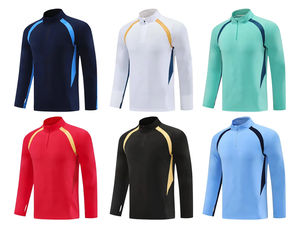 Ensemble de survêtement de football uni personnalisé pour hommes, haut d'entraînement de football à fermeture éclair 1/4, vente en gros, collection 2026 - Product Image 2