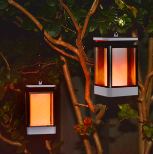 99led ngoài trời treo năng lượng mặt trời đèn lồng nhấp nháy ngọn lửa ánh sáng trang trí ngọn lửa năng lượng mặt trời đèn cho Patio sân vườn - Product Image 2