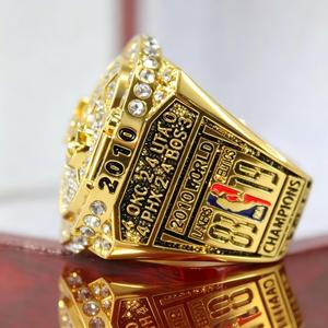 2010 para Los Angeles Lakers Championship Ring Kobe para hombres American Basketball Fashion Alloy Ring - Product Image 4