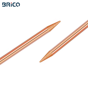 Nhà Máy Cung Cấp Trực Tiếp 1.5M 2.5M 8 Chân Và Tùy Chỉnh Chiều Dài Điện Đồng Tinh Khiết Nối Đất Thanh Chống Sét Thanh - Product Image 2