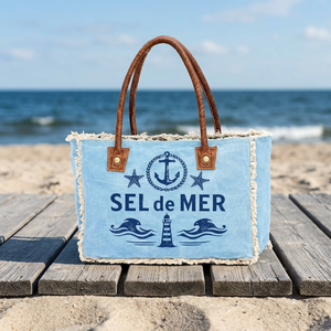 Bolso Tote Grande y Resistente de Lona y Cuero para Mujer, Bolso de Hombro Clásico para Portátil, Trabajo, Universidad, Compras y Uso Diario - Product Image 3