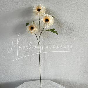 Artificial Daisy <b>Flowers</b> Silk High Simulation Wedding Decorations <b>Single</b> Branch Reusable Home Decor - Product Image 2