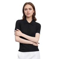 T-shirts d'été pour femmes de qualité supérieure à manches courtes de style décontracté pour polos T-shirts tricots doux par fabricant