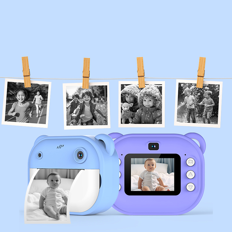 子供のHDカメラ用子供カメラインスタントプリントカメラサーマルフォト 子供用おもちゃ Y600 デジタルカメラ デュアルレンズ 写真撮影 ビデオ