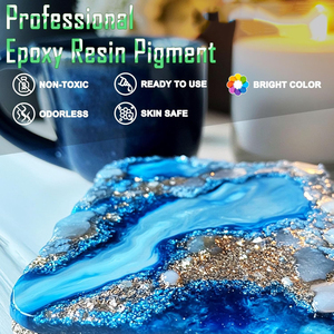 Pigment époxy transparent cristallin, colorant concentré pour résine UV, pour la création de bijoux en résine DIY, la peinture et l'artisanat de gobelets - Product Image 4