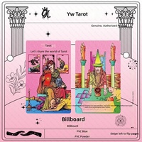 Jeu de cartes de tarot Pink Rider Waite, 78 cartes, dorées et embossées, pour divination, oracle, pour débutants, jeu spirituel