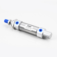 Cylindres en acier inoxydable MA Pressure, mini compresseur d'air pneumatique, cylindre d'air à piston micro rond avec aimant interne