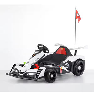 Karting tout-terrain électrique 12V pour enfants avec fonction drift et LED – Voiture électrique 12V pour enfants, modèle cool de course - Product Image 1