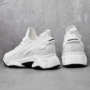 Zapatillas Deportivas de Punto con Cordones, Suela Gruesa y Transpirables, Estilo Primavera-Verano, que Aumentan la Estatura - Product Image 5