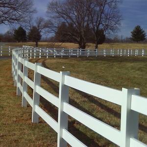 3 đường sắt trắng PVC ngựa hàng rào dễ dàng lắp ráp cho trang trại trang trại - Product Image 4