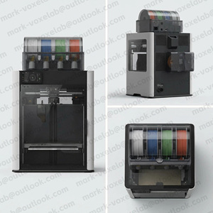 เครื่องพิมพ์สามมิติ <span class=keywords><strong>Pro</strong></span> Hobby Bamboo H2D Combo Enclosed FDM 3D Printer EU UK Unlocked Global Core-XY รองรับแอพพลิเคชั่น เชื่อมต่อผ่าน WiFi กับโทรศัพท์มือถือ - Product Image 5