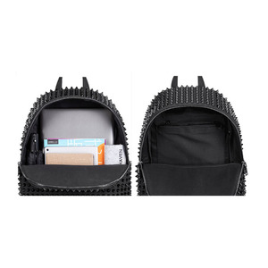 Nouvel arrivage <span class=keywords><strong>Sac</strong></span> à <span class=keywords><strong>main</strong></span> en toile de haute qualité <span class=keywords><strong>pour</strong></span> femmes Rivets durables <span class=keywords><strong>Sac</strong></span> à dos d'école décontracté de grande capacité <span class=keywords><strong>pour</strong></span> ordinateur portable Lady Style Zipper - Product Image 6