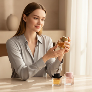 Coffret cadeau de luxe pour elle, 3 pièces, taille standard, parfum floral boisé longue durée, écologique, cadeau de la Saint-Valentin, cadeau de Noël - Product Image 5