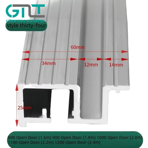 Umbral de puerta de aluminio de 60*25mm para Kangli Edunburgh Lingwang <span class=keywords><strong>Vox</strong></span> Zhanpeng, piezas de repuesto para el umbral inferior de la puerta del ascensor - Product Image 5