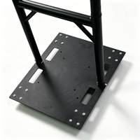 Structure en U en aluminium à fixation par tige, support d'éclairage et de présentation, certifiée TUV ISO, capacité de charge 300 kg, directement de l'usine