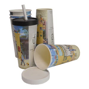 8oz 12oz 16oz Einweg-Kaffeebecher aus Kraftpapier mit individuellem Logo, umweltfreundlich, einwandig, für heiße/kalte Getränke, mit Deckel - Product Image 4