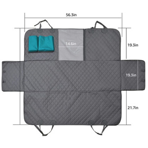 Noir Amovible Toile Siège De Voiture Banquette Arrière Pour Animaux De Compagnie <span class=keywords><strong>Hammack</strong></span> Tapis - Product Image 4